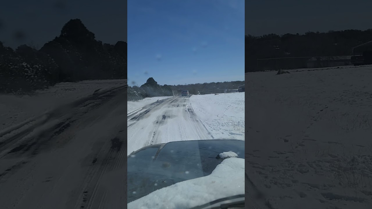 Roads and highways are frozen over. 2021 Castroville, Texas