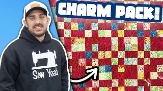 A Sew Yeah Quilt Tutorial with... Charm Packs?!