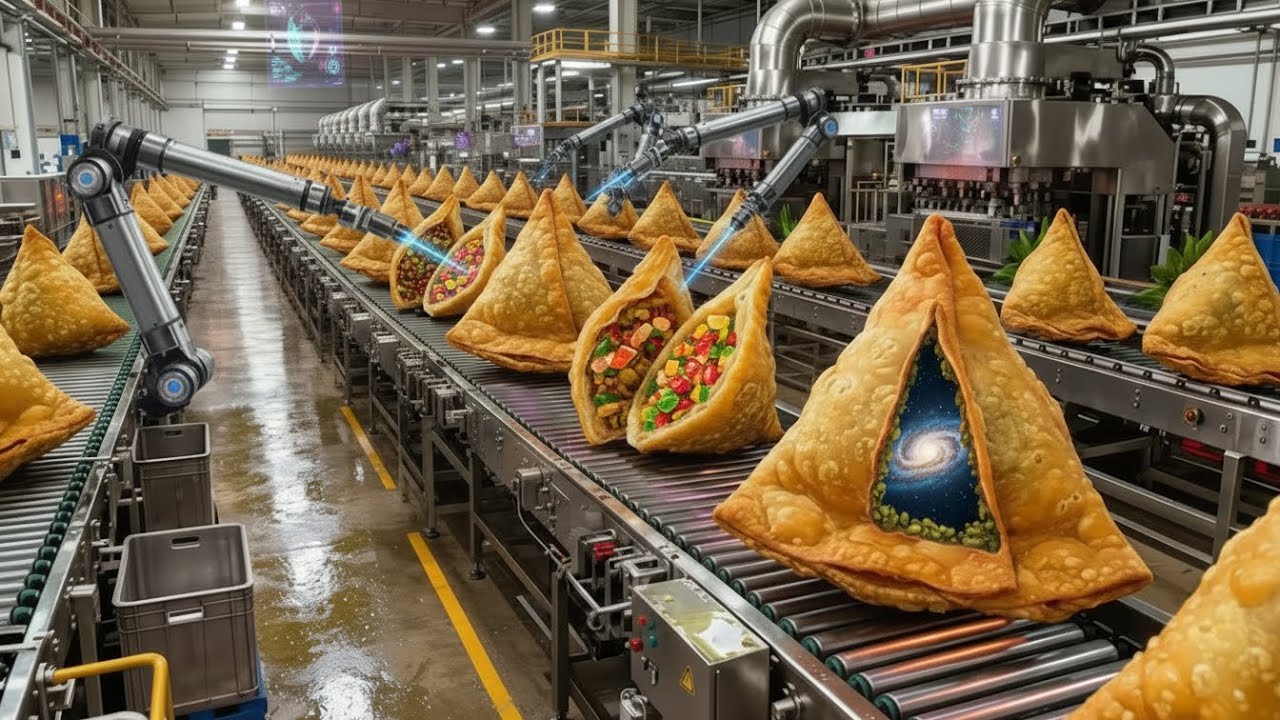 Inside the Samosa Factory | Mass Production of Crispy Samosas | How It’s Made (Full Process)