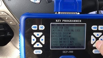 Infiniti Q70L Smart Key Programmed by SKP900