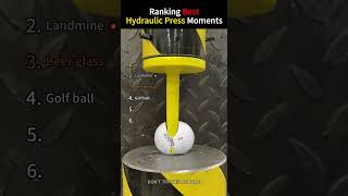 Ranking Best Hydraulic Press Moments #asmr #funny #odlysatisfying #usa #satisfying #fyp