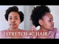 HOW I STRETCH MY AFRO | Shrinkage to Stretched with NO HEAT