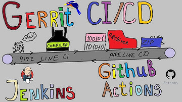 CI/CD Basics. (GitHub Actions) vs (Gerrit +Jenkins)