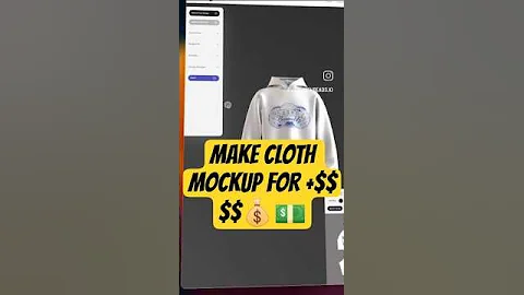 3D Cloth mockup ai #aiwebsites #shorts #technology
