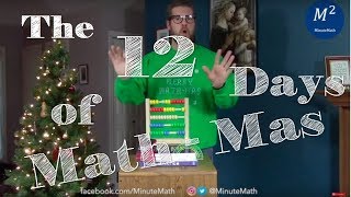 The Best Math Christmas Song! "The 12 Days of Christmas" by Minute Math #christmas