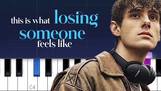 JVKE - this is what losing someone feels like  (medium/hard Piano tutorial)