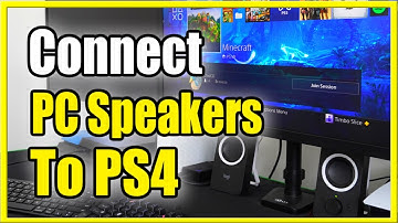 How to Connect PC Speakers to PS4 for Audio! (Fast Method!)