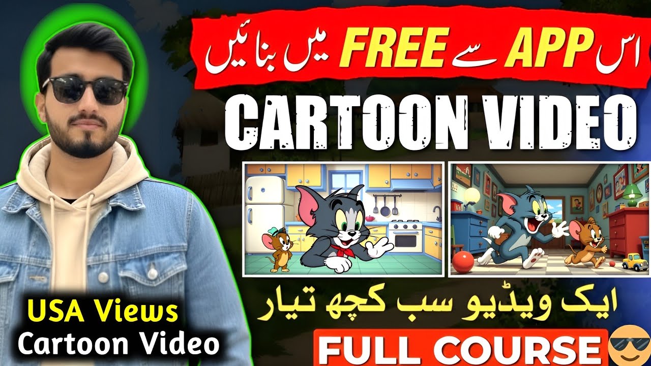 AI Se Cartoon Video Kaise Banaye – Tom & Jerry Cartoon Video Kaise Banaye – Step by Step Tutorial