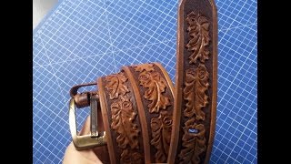 Ремень из кожи для Мужчины. Leather belt for a Man.(, 2016-06-05T20:25:27.000Z)