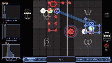 SpaceChem - QT-3 (161/1/27) - cycle optimized