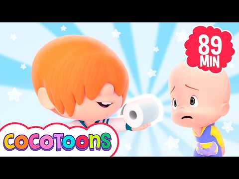 Potty Training and more Nursery Rhymes by Cleo and Cuquin 🚽💩 Children Songs | Cocotoons