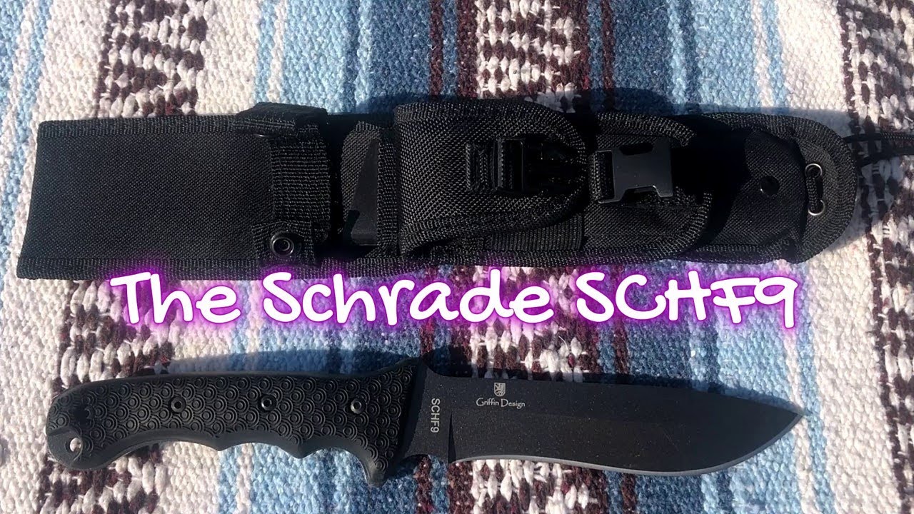 Schrade SCHF9 Knife Extreme Survival Full Tang Drop Point Fixed Blade