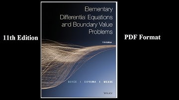 Elementary Differential Equations and Boundary Value Problems 11th Edition | Book in PDF Format