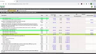eProject   View Tender Comparison and Historical Rates