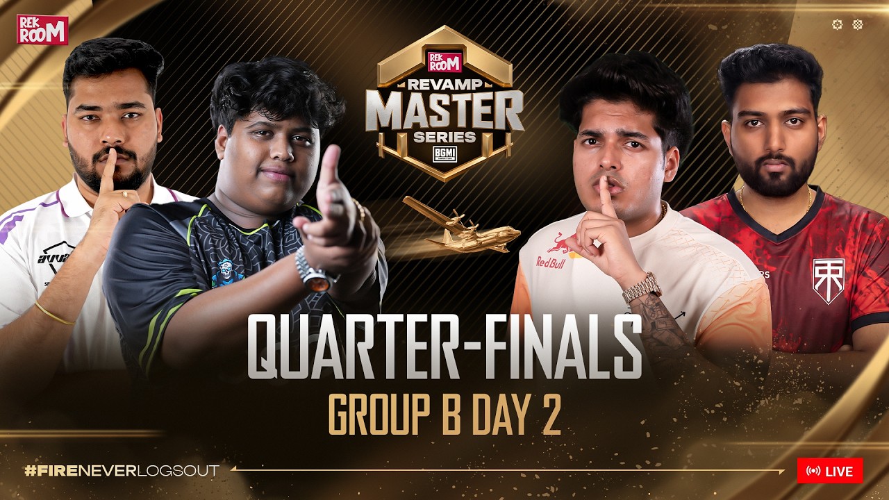 Revamp Master Series Quarter-Finals Group B | BGMI Live | SOUL,Apex,Genesis,Nebula,White Walkers, TR