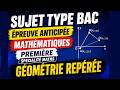 Première Spécialité Maths 🎓 - géométrie repérée - Devoir Mai 2026 -ex2