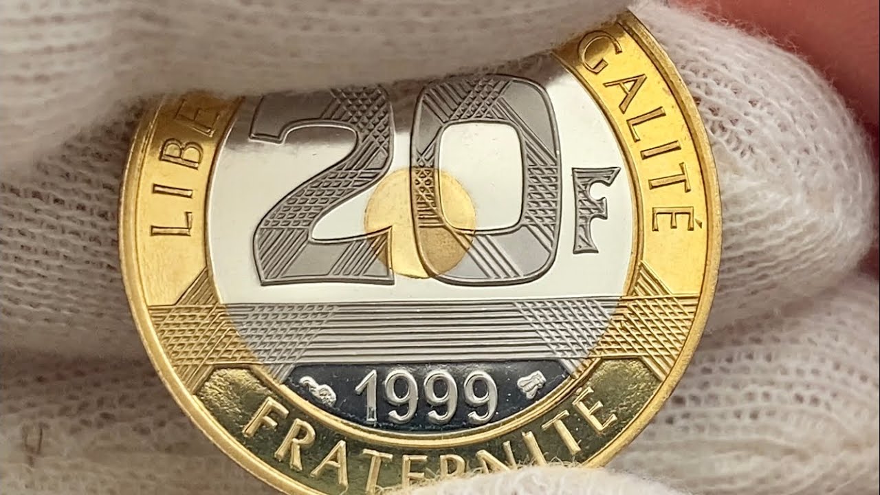 20 FRANCS 1999 Tri-Metallic 10.000 - YouTube
