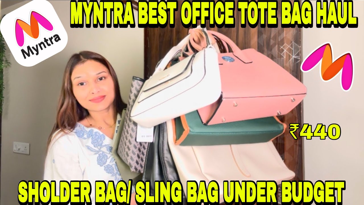 Myntra*Unboxing 12 Tote Bags Haul | @Seemamaurya88