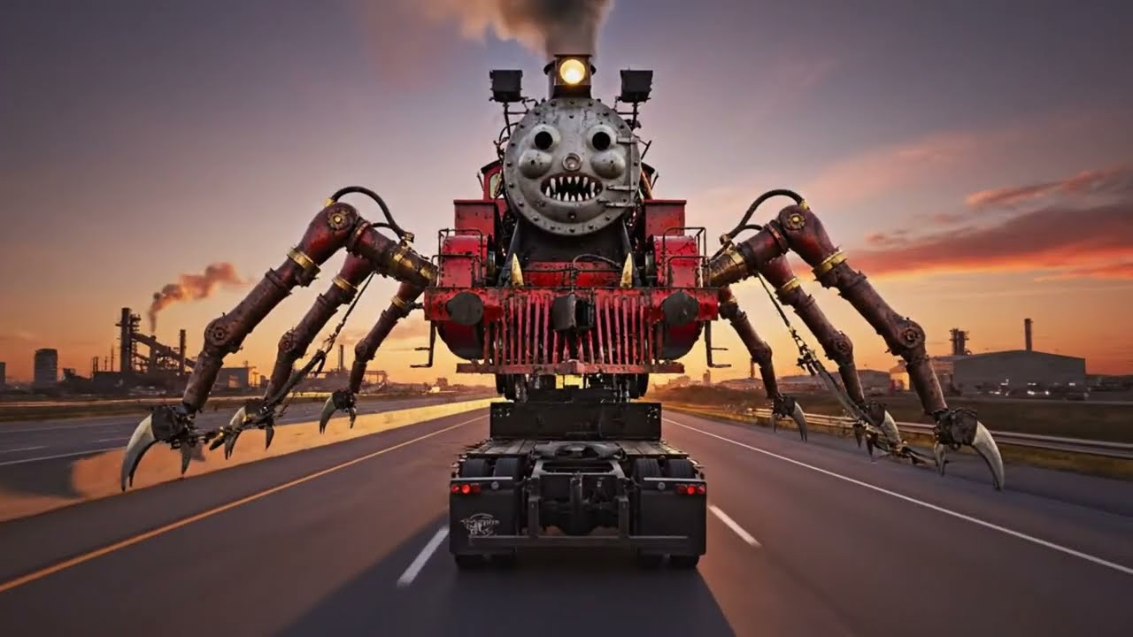 ASMR Train Restoration! Restoring the Cursed Choo-Choo Charles in the Forest