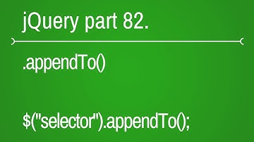 jquery appendto function - part 82