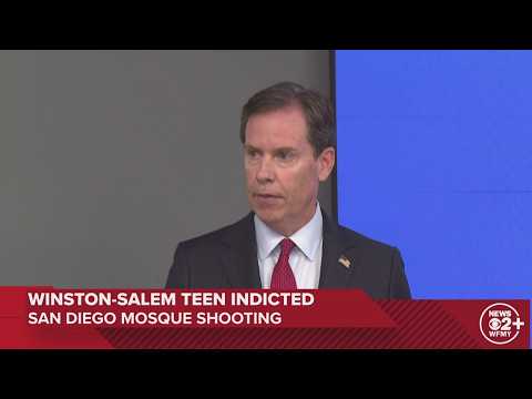 Full Briefing: Winston-Salem teen girl indicted on murder charges in San Diego mosque shooting
