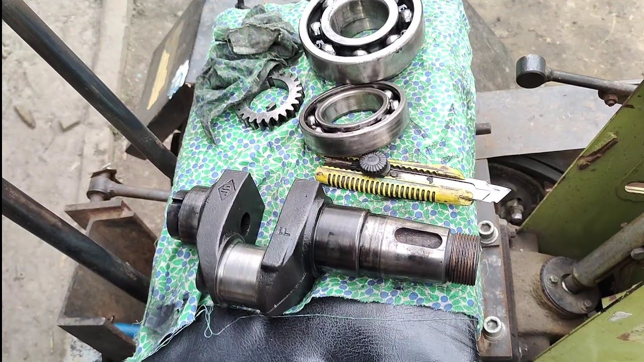 Заміна колінвала мотоблока Zubr 8л.с