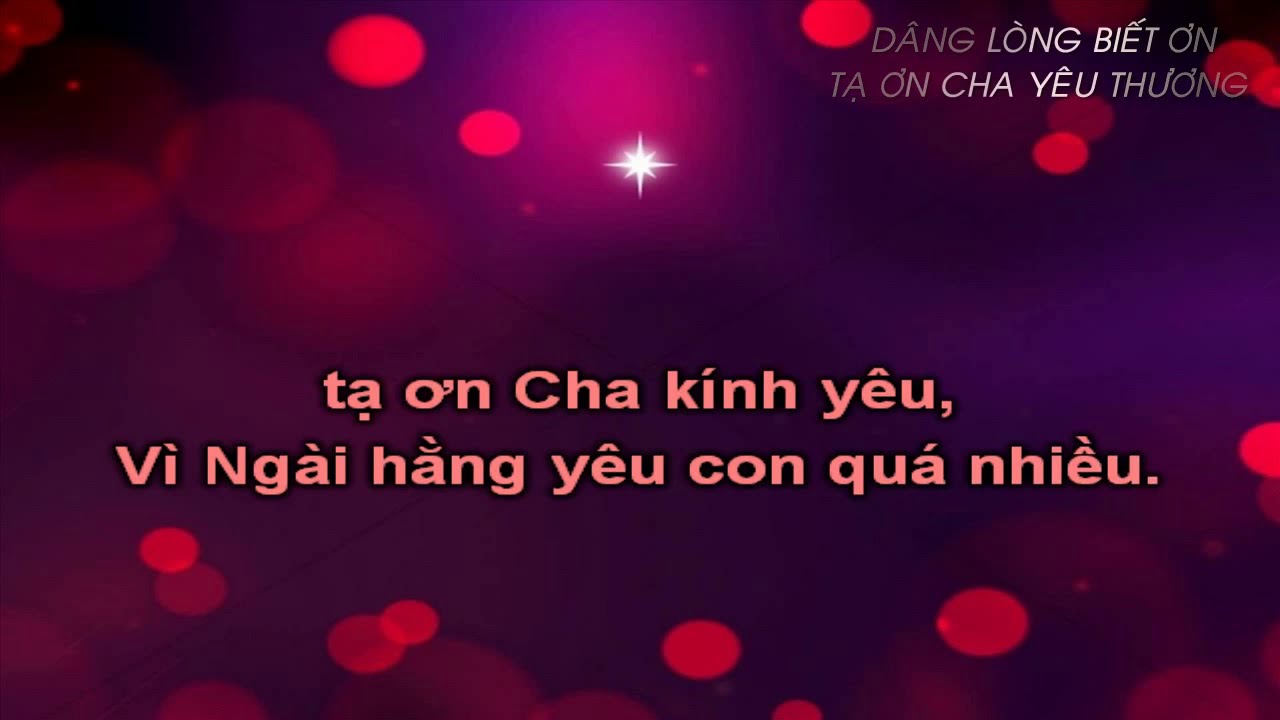 TẠ ƠN CHA YÊU THƯƠNG - BEAT ★ KARAOKE