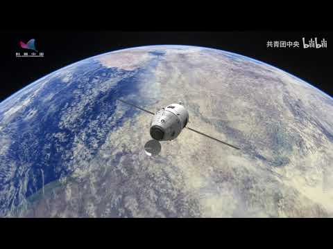 【长五B胜！】发射直播没看清？2分钟高清3D视频带你看中国新一代载人飞船发射全过程！【3D建模】