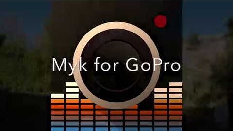 Lavalier mic using Myk for GoPro