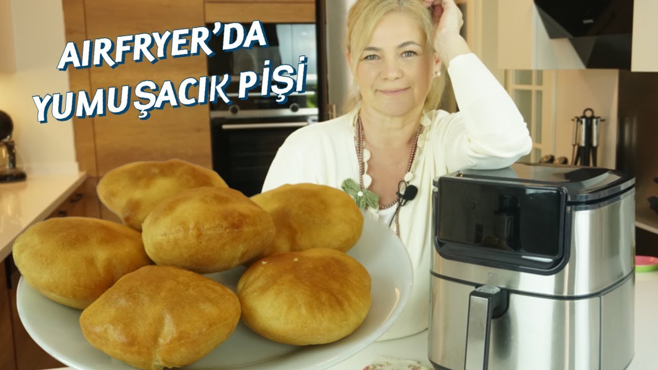 Airfryer’da yağda kızarmış gibi mayasız yumuşacık pişi tarifi /Figen Ararat