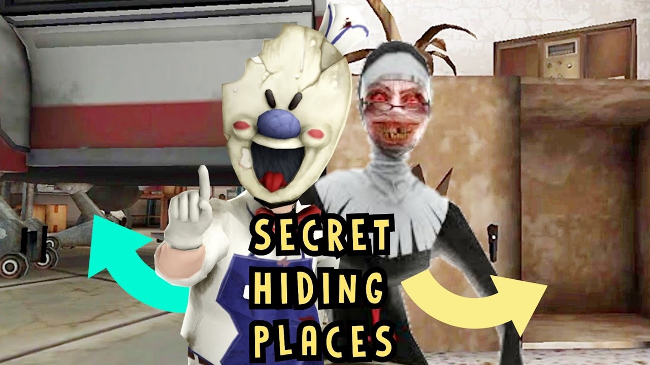 Secret Hiding Places In Ice Scream 5 Vs Evil Nun
