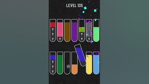 Water Sort Puzzle Level 135 Walkthrough Solution iOS/Android