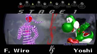 Super Smash Bros. Melee - Female Wireframe - Classic Mode [2K 60FPS]