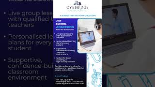 🎓 2026 Admissions Now Open at Cyebridge Online School! #onlineschool #admissionsopen