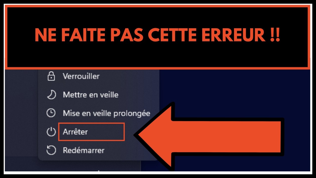 N'arrêtez pas votre PC !  -----  ( version améliorée )