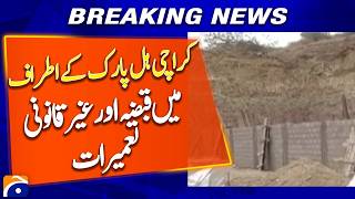 Illegal Encroachments and Construction Reported Around Hill Park, Karachi