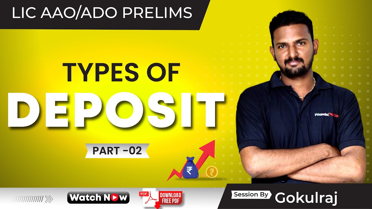 Types of Deposits in Bank - Banking awareness, Part 2 by Gokul Raj | Bank Exam Coaching | Race