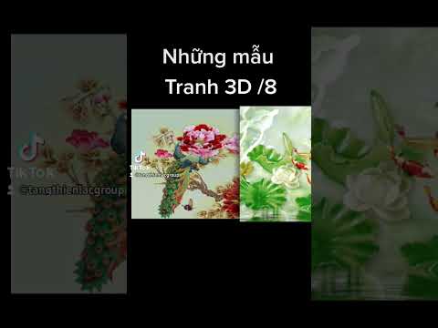Video tranh dán tường 3D cửu ngư quần hội - youtube