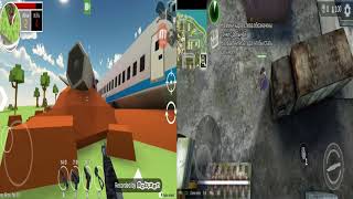 URB: Last Pixels Battle vs Last Battle: survival action battle royale Android Gameplay screenshot 2