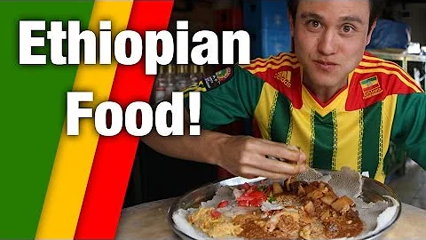 Irresistible Ethiopian Food - Tasty Meat Platter in Addis Ababa, Ethiopia!