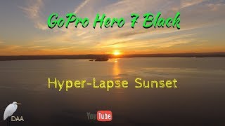 GoPro 7 Black Hyperlapse - Sunset