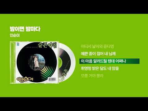 1983 인순이 밤이면 밤마다 싱크가사 Lyric Video