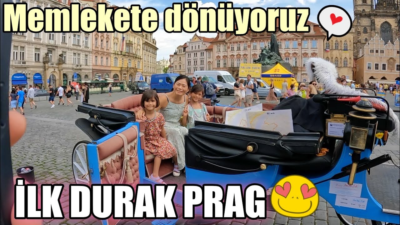 Memlekete DÖNÜYORUZ🇹🇷İlk Durak Masal Şehri PRAG🇨🇿【Dünya Vlog#1】
