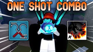 New! Twin Hooks   Portal   Dragon Talon = Insane Oneshot Combo [🐲DRAGON] Blox Fruits