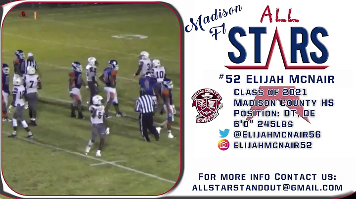 All-Stars welcome Elijah McNair to the team!