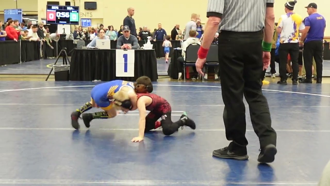Elliot 6 years old wrestling match # 75 win by pin!