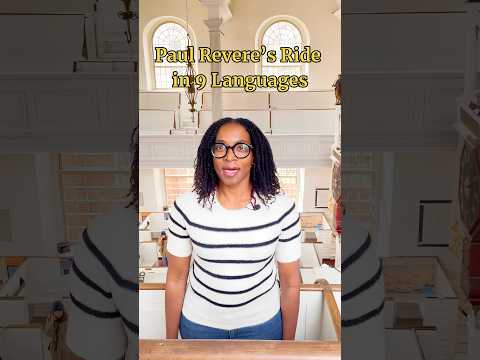 A Community Reading of "Paul Revere's Ride" in 9 Languages