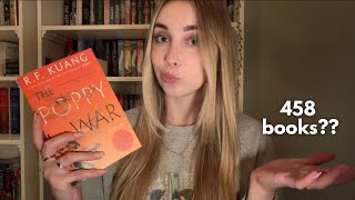 ASMR Balancing My Bookshelves for September (book triggers, whispered)