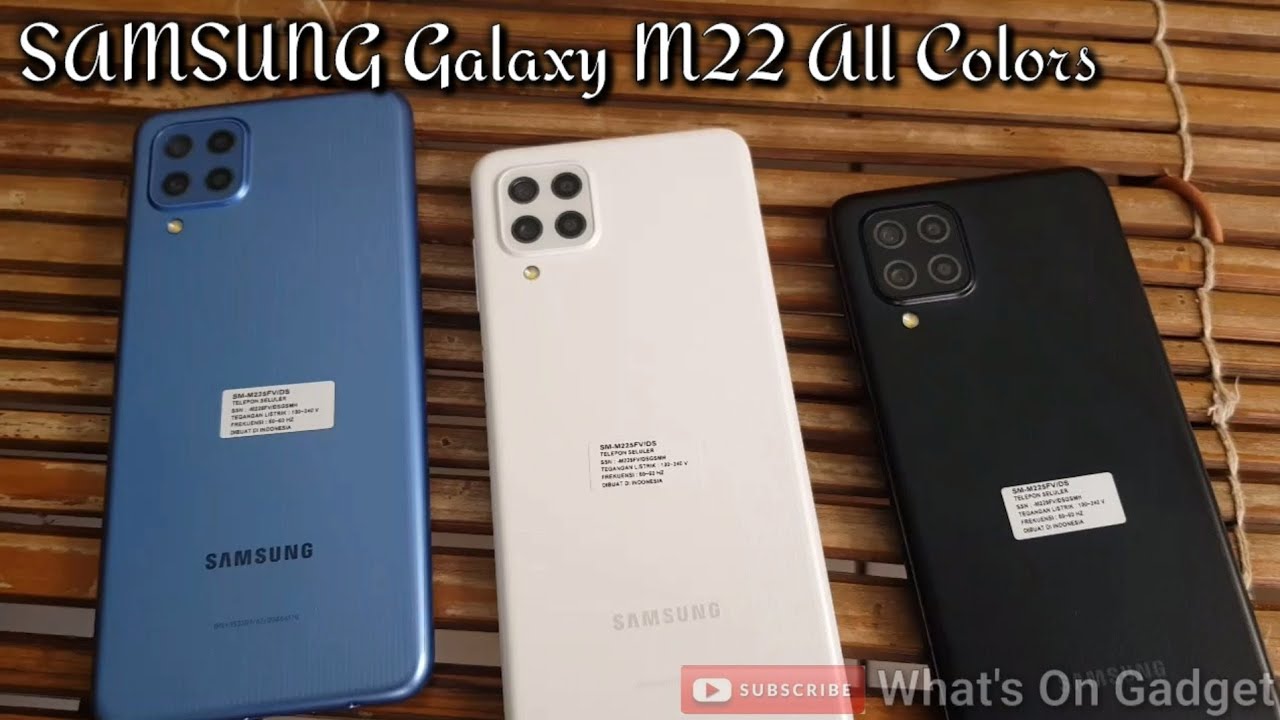 Mobile phone Samsung Galaxy M22 M225FD 64GB Blue Best