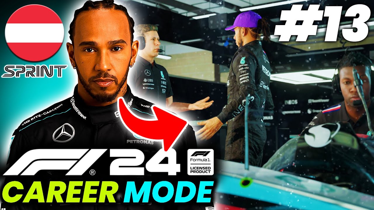 INTENSE SPRINT RACE! | LET'S PLAY F1 24 LEWIS HAMILTON CAREER MODE #13